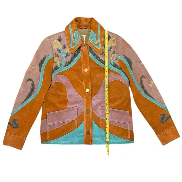Free People EUC Suede Jacket Sz: XS - Picture 3 of 14